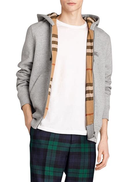 burberry hoodies zipup|burberry zip up hoodie men.